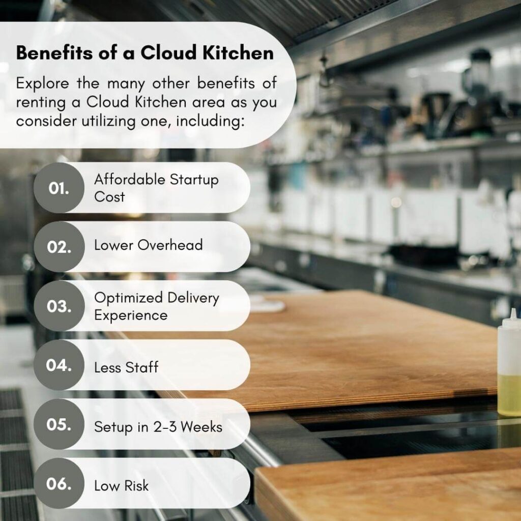 Benefits of cloud kitchen
